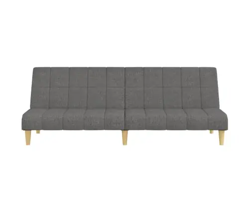 2-Vietīga Dīvāngulta, Gaiši Pelēks Audums Vidaxl