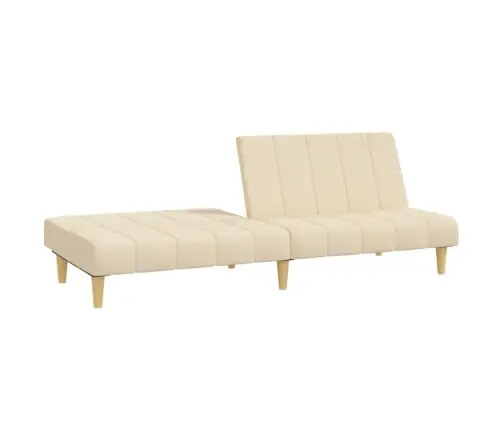 Dvivietė Sofa-Lova, Kreminės Spalvos, Audinys