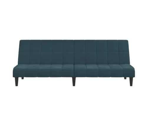 2-Vietīga Dīvāngulta, Zils Samts Vidaxl