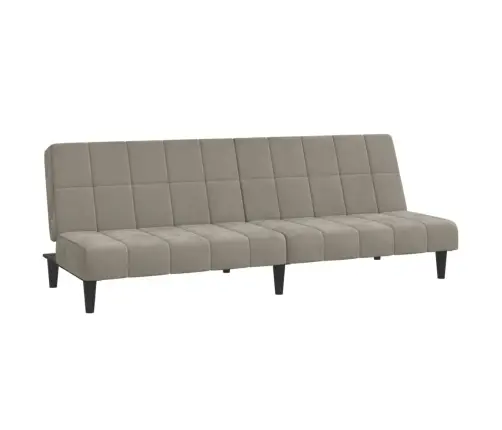 2-Vietīga Dīvāngulta, Gaiši Pelēks Samts Vidaxl 2-Vietīga Dīvāngulta, Gaiši Pelēks Samts Vidaxl