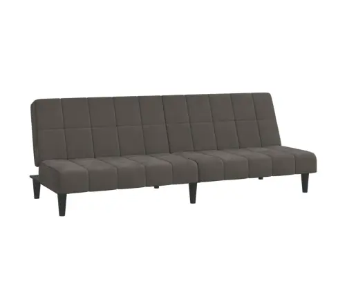 Dvivietė Sofa-Lova, Tamsiai Pilkos Spalvos, Aksomas