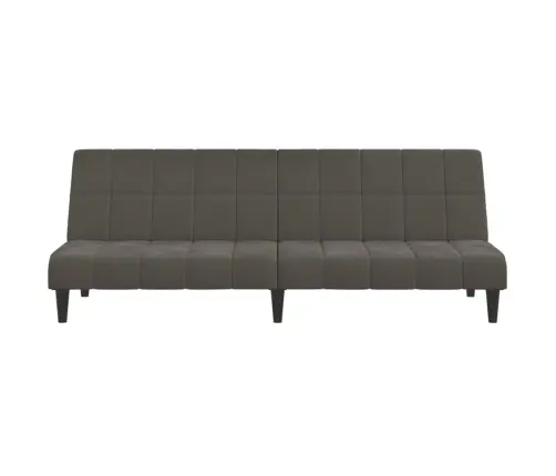 Dvivietė Sofa-Lova, Tamsiai Pilkos Spalvos, Aksomas