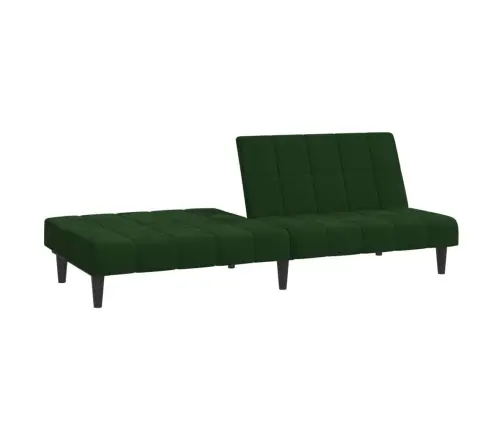 Dvivietė Sofa-Lova, Tamsiai Žalios Spalvos, Aksomas