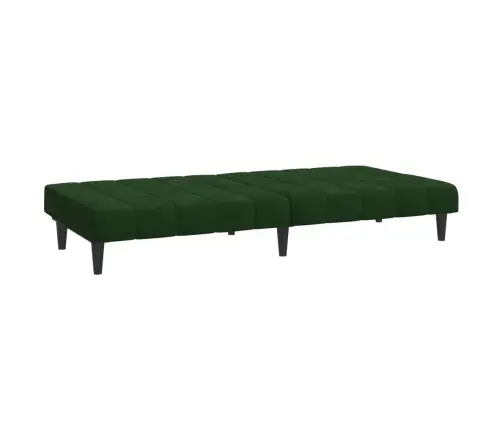 Dvivietė Sofa-Lova, Tamsiai Žalios Spalvos, Aksomas