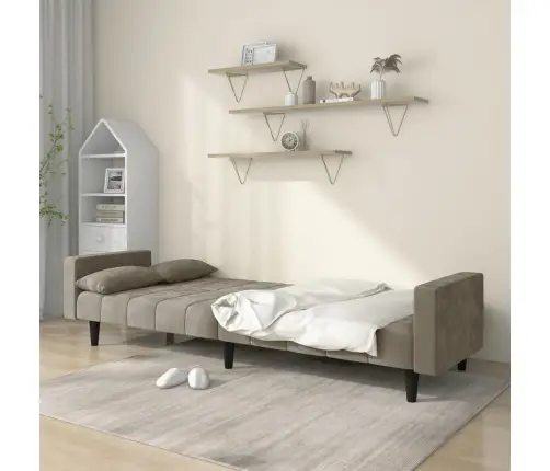 2-Kohaline Diivanvoodi Kahe Padjaga, Helehall, Samet