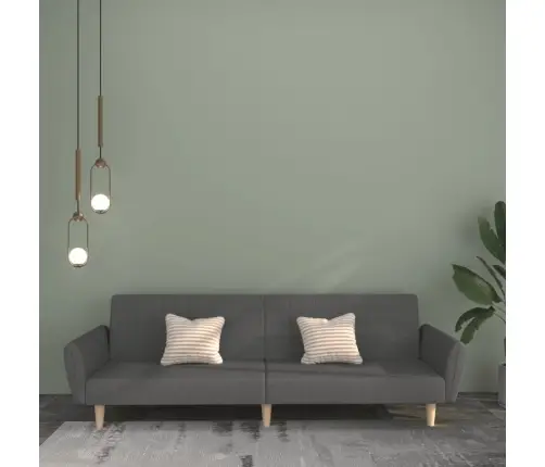 Dvivietė Sofa-Lova, Šviesiai Pilkos Spalvos, Audinys