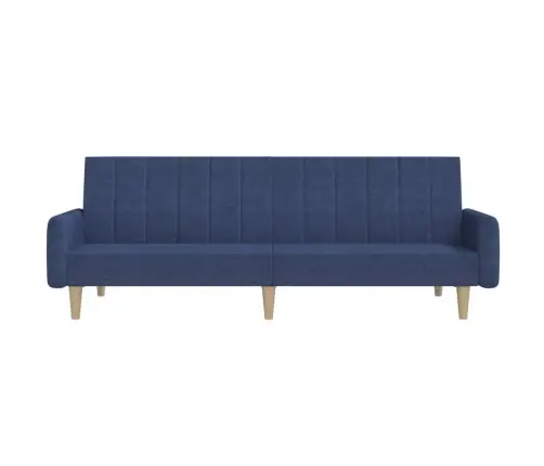2-Vietīga Dīvāngulta, Zils Audums Vidaxl