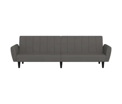 Dvivietė Sofa-Lova, Tamsiai Pilkos Spalvos, Aksomas