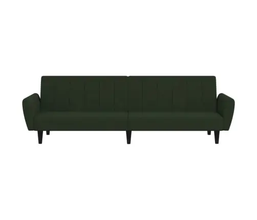 Dvivietė Sofa-Lova, Tamsiai Žalios Spalvos, Aksomas