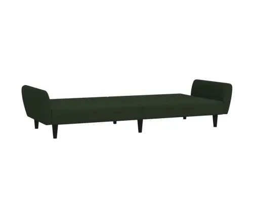 Dvivietė Sofa-Lova, Tamsiai Žalios Spalvos, Aksomas
