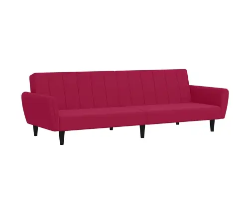 Dvivietė Sofa-Lova, Raudonojo Vyno Spalvos, Aksomas