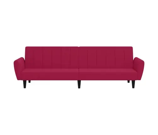 Dvivietė Sofa-Lova, Raudonojo Vyno Spalvos, Aksomas
