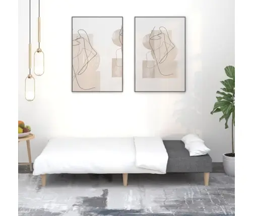 Dvivietė Sofa-Lova, Tamsiai Pilkos Spalvos, Audinys