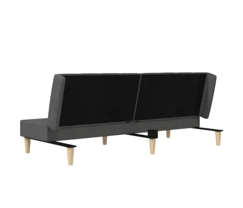 Dvivietė Sofa-Lova, Tamsiai Pilkos Spalvos, Audinys