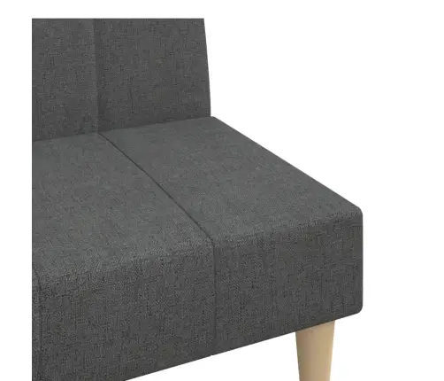 Dvivietė Sofa-Lova, Tamsiai Pilkos Spalvos, Audinys