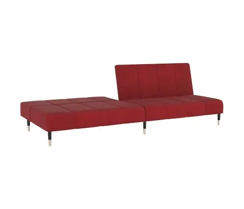 2-Vietīga Dīvāngulta, Vīnsarkans Samts Vidaxl