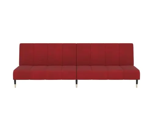 2-Vietīga Dīvāngulta, Vīnsarkans Samts Vidaxl