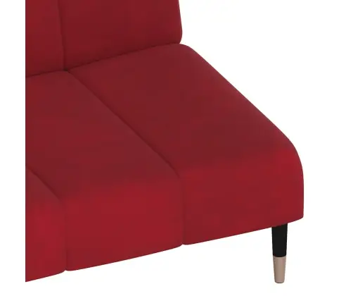 2-Vietīga Dīvāngulta, Vīnsarkans Samts Vidaxl