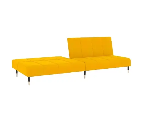 2-Vietīga Dīvāngulta, Dzeltens Samts Vidaxl