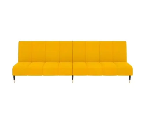2-Vietīga Dīvāngulta, Dzeltens Samts Vidaxl