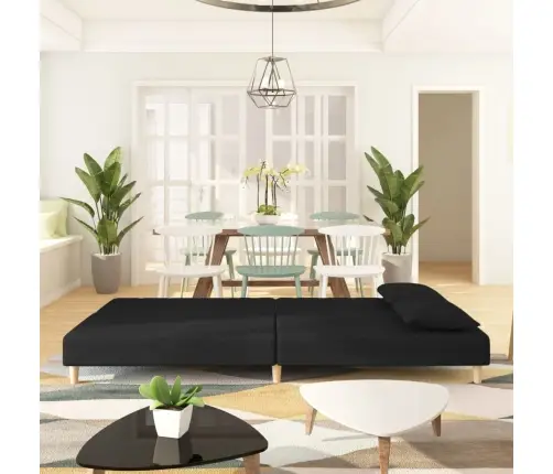 2-Kohaline Diivanvoodi Patjadega, Must, Kangas