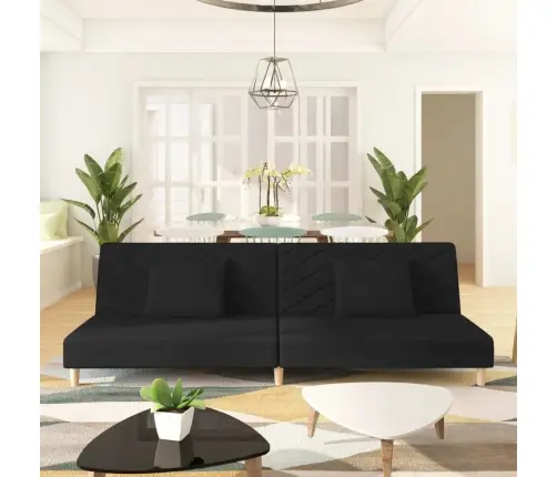 2-Kohaline Diivanvoodi Patjadega, Must, Kangas