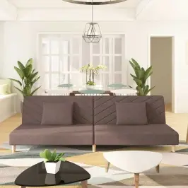 2-Kohaline Diivanvoodi Patjadega, Pruunikashall, Kangas