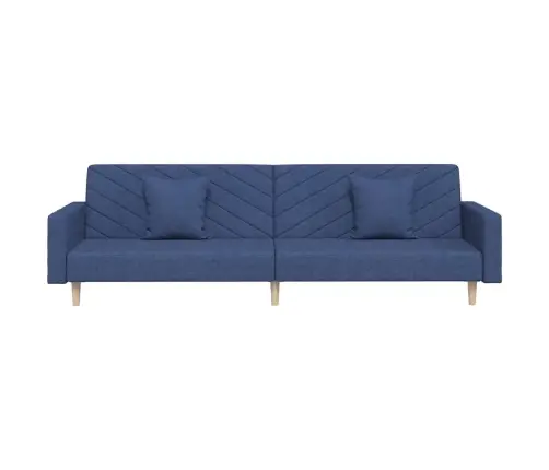 2-Kohaline Diivanvoodi Patjadega, Sinine, Kangas