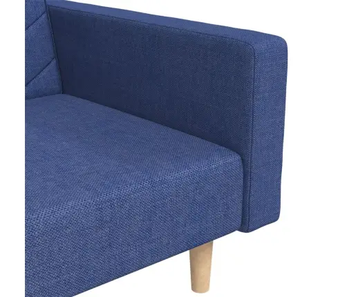 2-Kohaline Diivanvoodi Patjadega, Sinine, Kangas