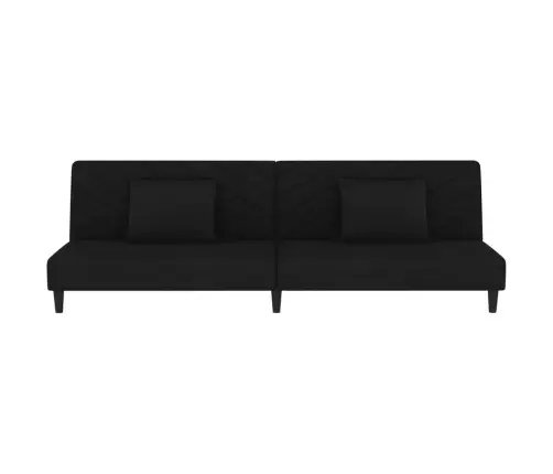 2-Kohaline Diivanvoodi Patjadega, Must, Samet