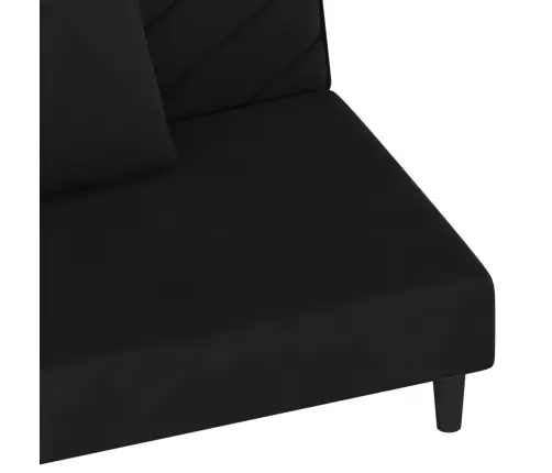 2-Kohaline Diivanvoodi Patjadega, Must, Samet