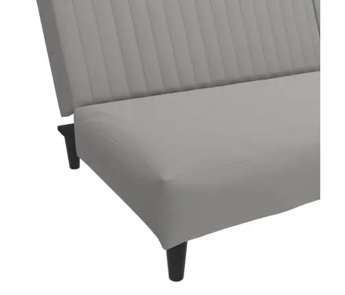 2-Vietīga Dīvāngulta, Gaiši Pelēks Samts Vidaxl