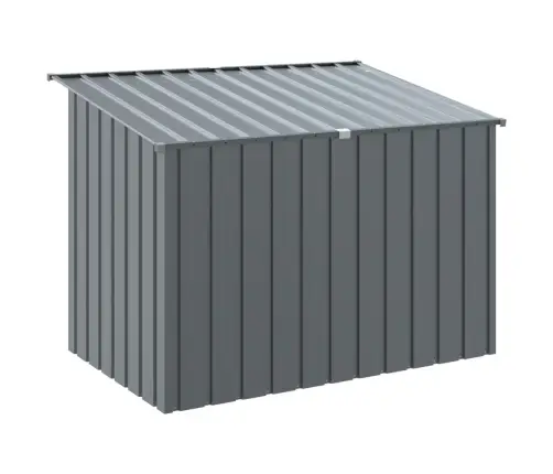 Suņu Būda Ar Jumtu, 153X91X110 Cm, Cinkots Tērauds, Pelēka Vidaxl