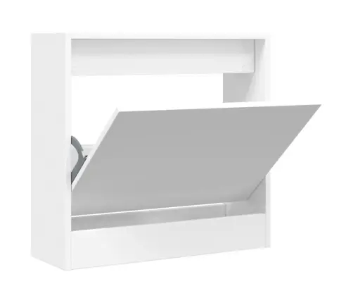 Spintelė Batams, Baltos Spalvos, 60X21X57cm Apdirbta Mediena