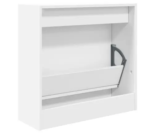 Spintelė Batams, Baltos Spalvos, 60X21X57cm Apdirbta Mediena