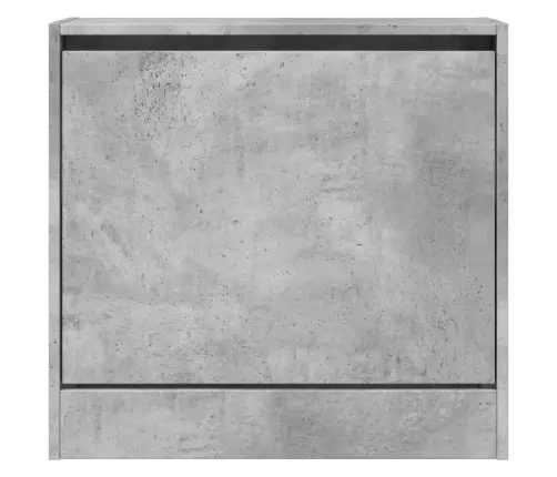 Apavu Skapītis, Betona Pelēks, 60X21X57 Cm, Inženierijas Koks Vidaxl
