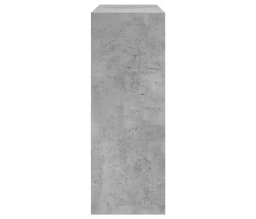 Apavu Skapītis, Betona Pelēks, 60X21X57 Cm, Inženierijas Koks Vidaxl