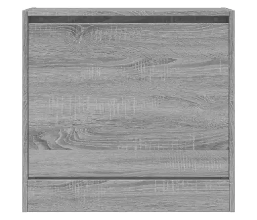 Apavu Skapītis, Pelēka Ozola, 60X21X57 Cm, Inženierijas Koks Vidaxl