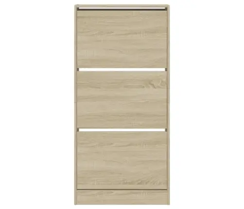 Spintelė Batams, Sonoma Ąžuolo, 60X21X125,5cm Apdirbta Mediena