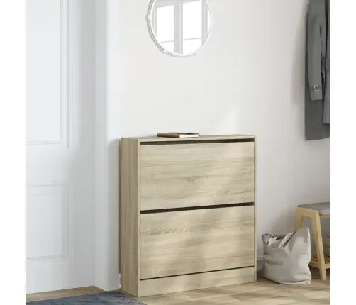 Jalatsikapp, Sonoma Tamm, 80 X 21 X 87,5 cm Tehispuit