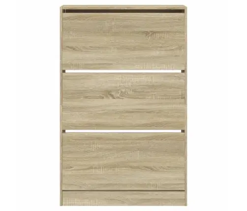 Apavu Skapītis, Ozolkoka, 80X21X125,5 Cm, Inženierijas Koks Vidaxl