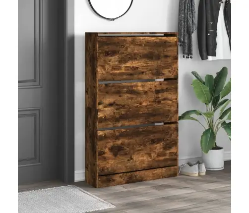 Spintelė Batams, Dūminė, 80X21X125,5cm Apdirbta Mediena