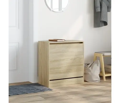 Spintelė Batams, Sonoma Ąžuolo, 60X34X63,5cm Apdirbta Mediena