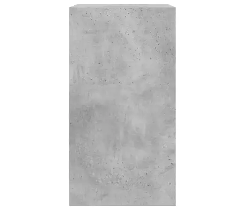 Apavu Skapītis, Betona Pelēks, 60X34X63,5 Cm, Inženierijas Koks Vidaxl