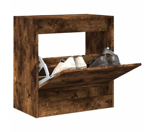 Jalatsikapp, Suitsutatud Tamm, 60 X 34 X 63,5 cm Tehispuit