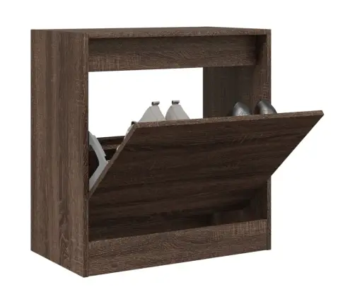 Apavu Skapītis, Ozolkoka, 60X34X63,5 Cm, Inženierijas Koks Vidaxl