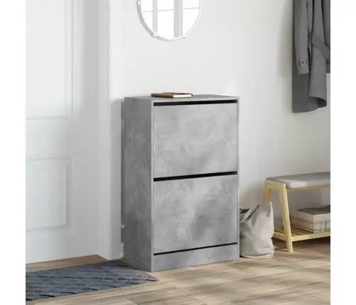 Jalatsikapp, Betoonhall, 60 X 34 X 96,5 cm Tehispuit