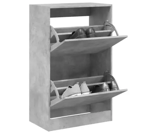 Jalatsikapp, Betoonhall, 60 X 34 X 96,5 cm Tehispuit