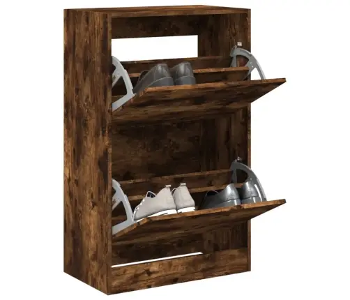 Spintelė Batams, Dūminio Ąžuolo, 60X34X96,5cm Apdirbta Mediena