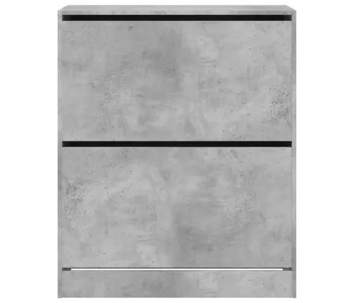 Spintelė Batams, Betono Pilka, 80X34X96,5cm Apdirbta Mediena